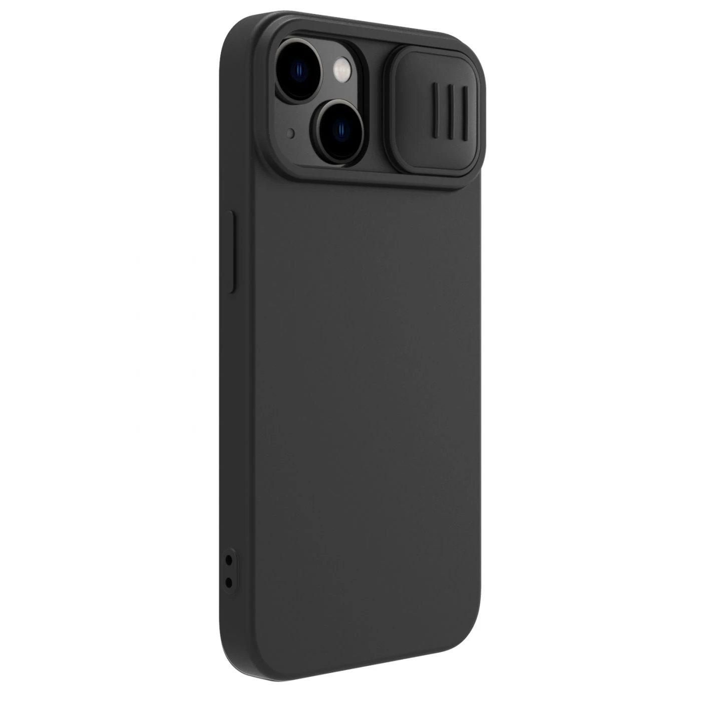 Apple iPhone 15 Plus vāciņš melns NILLKIN CAMSHIELD SILKY SILICON