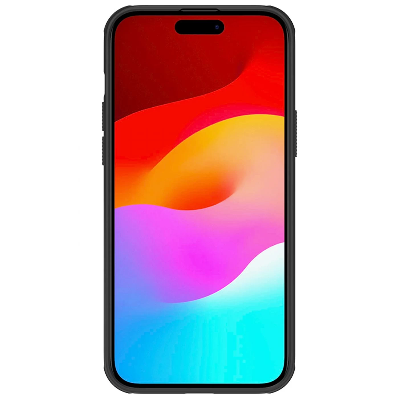 Apple iPhone 15 Plus dėklas Juoda NILLKIN SUPER FROSTED SHIELD PRO