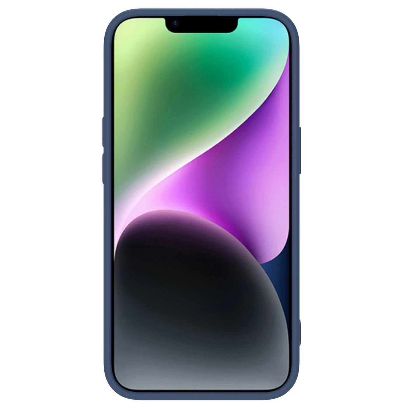 Apple iPhone 15 Plus vāciņš zils NILLKIN CAMSHIELD SILKY SILICON