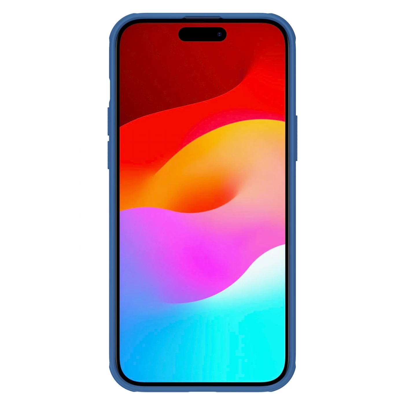 Apple iPhone 15 Plus чехол синий NILLKIN SUPER FROSTED SHIELD PRO MAGNETIC