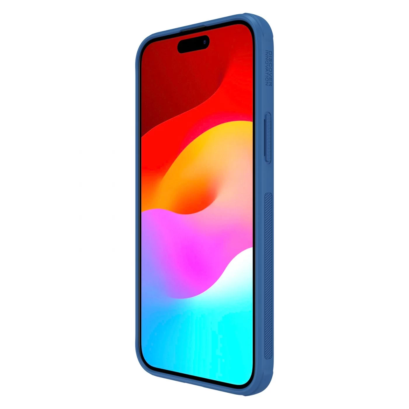 Apple iPhone 15 Plus чехол синий NILLKIN SUPER FROSTED SHIELD PRO MAGNETIC