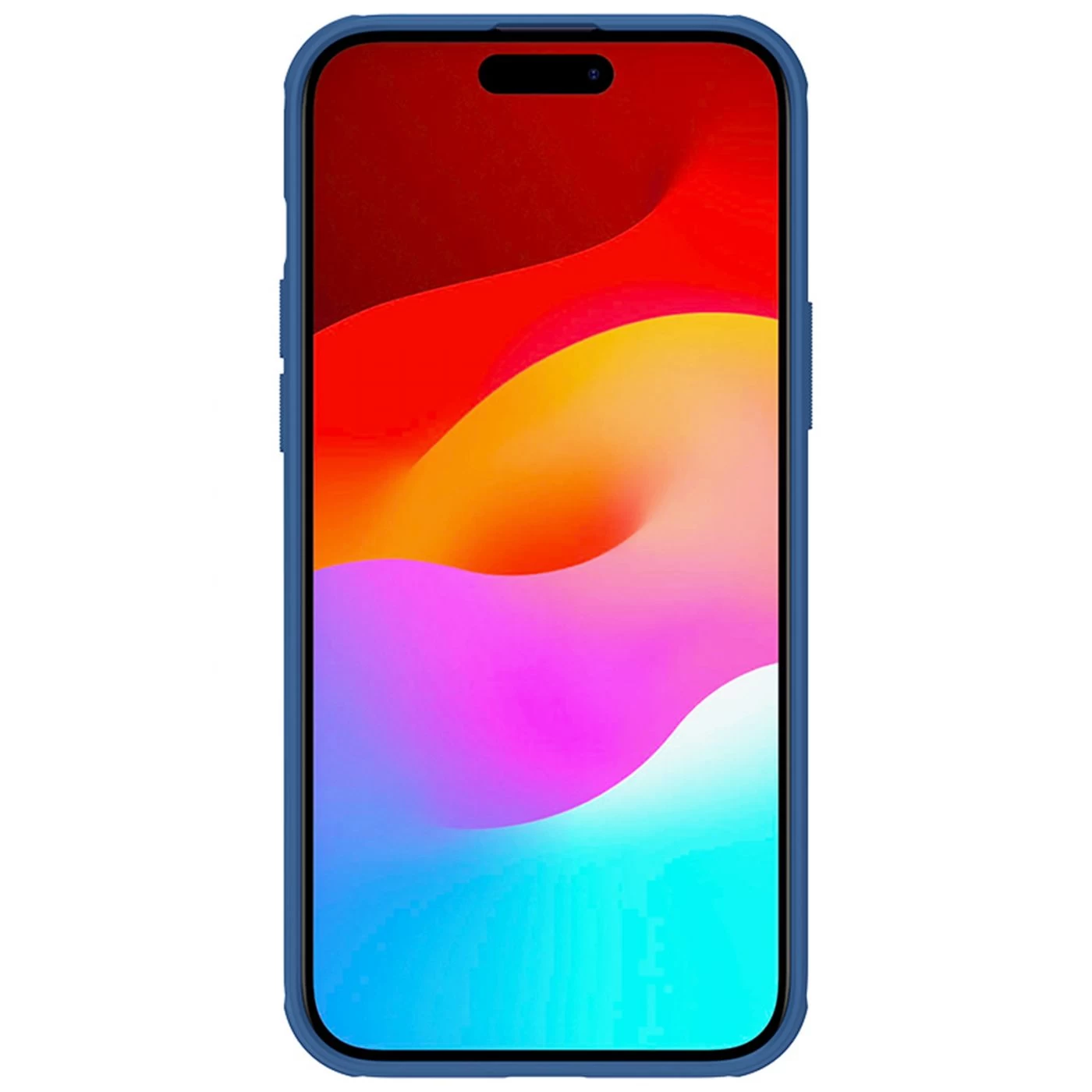 Apple iPhone 15 Plus vāciņš zils NILLKIN SUPER FROSTED SHIELD PRO