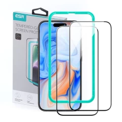 iPhone iPhone 15 Plus apsauginis stiklas ESR TEMPERED GLASS 2-PACK Apple iPhone 15 Plus