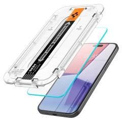 Apple iPhone 15 Plus apsauginis stiklas  SPIGEN GLAS.TR ”EZ FIT” 2-PACK