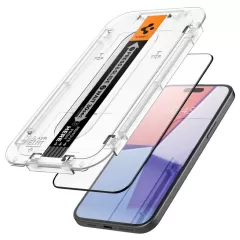 Apple iPhone 15 Plus apsauginis stiklas  SPIGEN GLAS.TR ”EZ FIT” FC 2-PACK