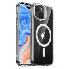 Apple iPhone 15 Plus dėklas skaidrus ESR CLASSIC KICKSTAND HALOLOCK MAGSAFE