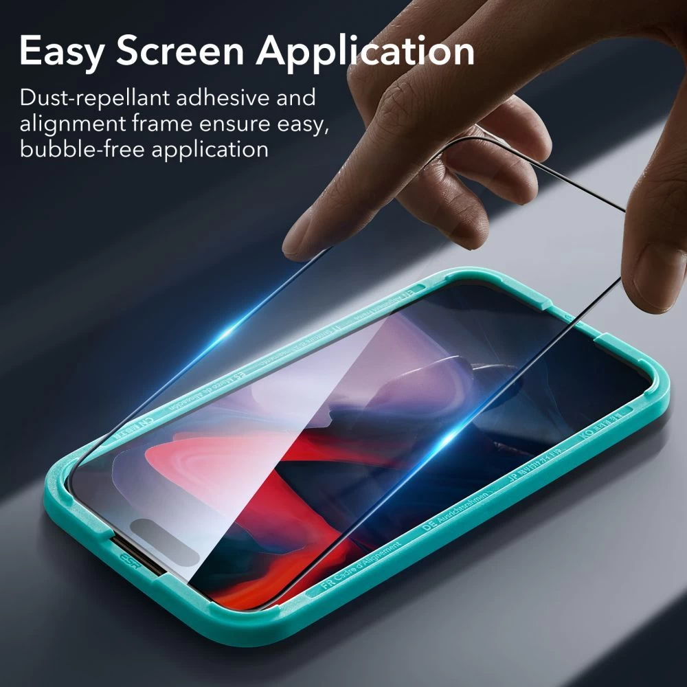 Apple iPhone 15 Pro aizsargstikls  ESR TEMPERED GLASS 2-PACK