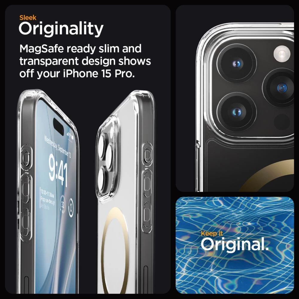 Apple iPhone 15 Pro чехол  SPIGEN ULTRA HYBRID MAG MAGSAFE