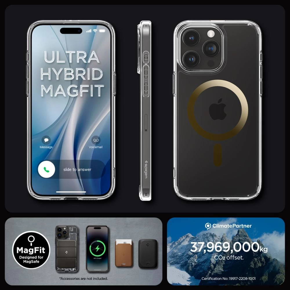 Apple iPhone 15 Pro чехол  SPIGEN ULTRA HYBRID MAG MAGSAFE