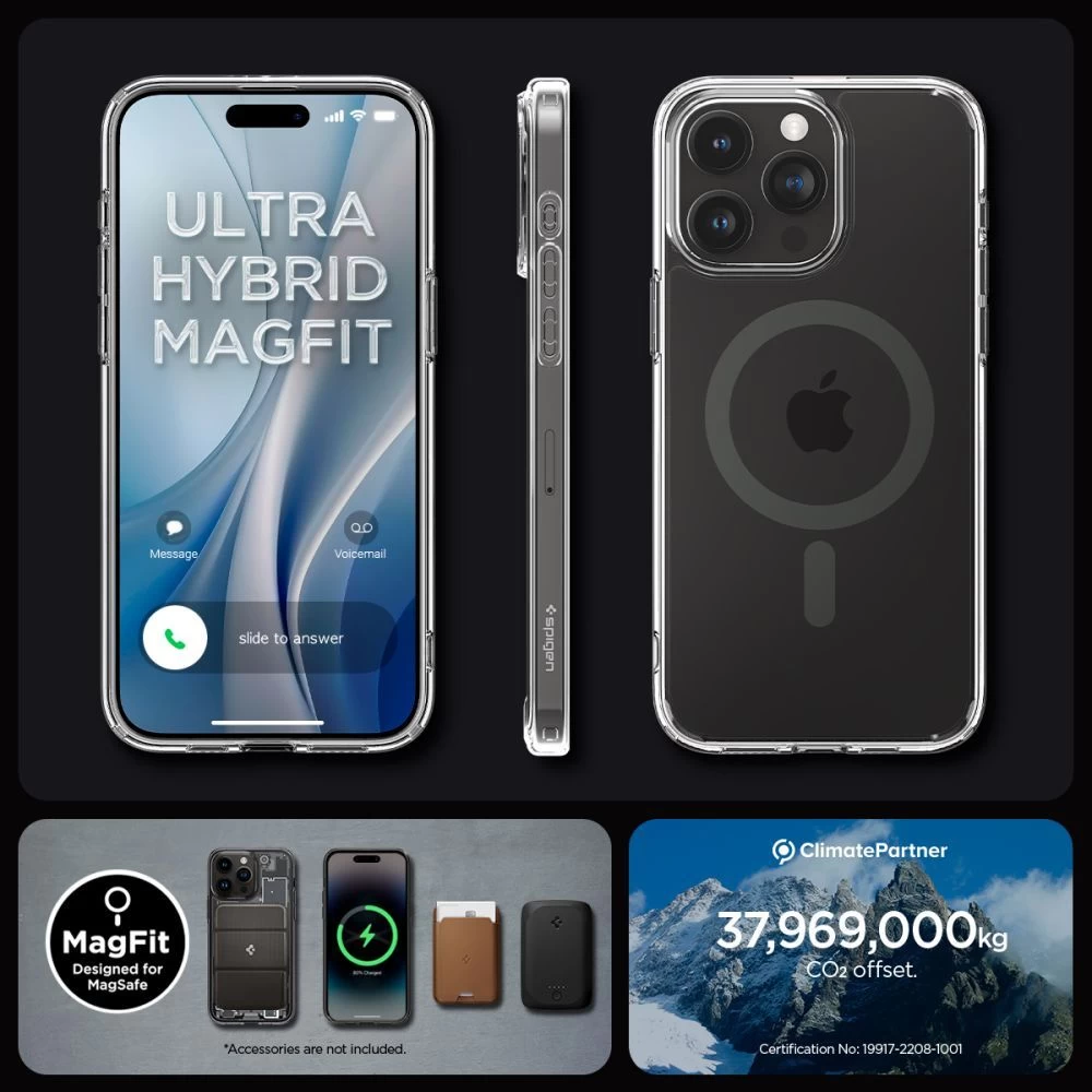 Apple iPhone 15 Pro skal  SPIGEN ULTRA HYBRID MAG MAGSAFE