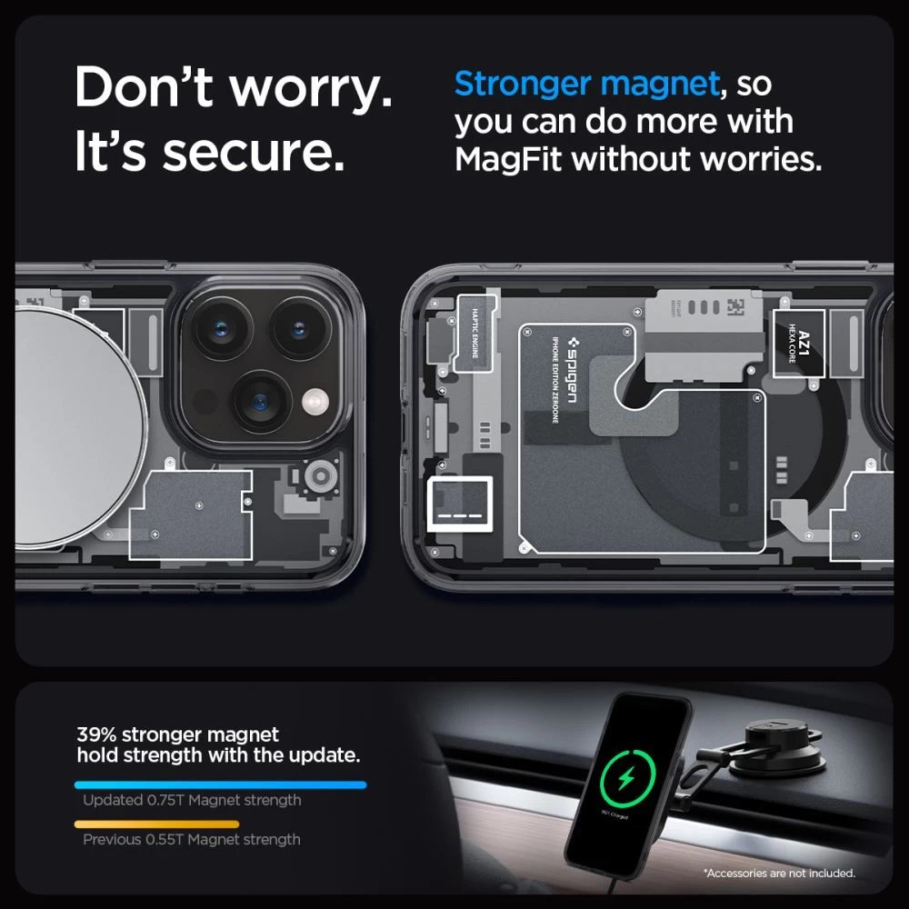 Apple iPhone 15 Pro skal  SPIGEN ULTRA HYBRID MAG MAGSAFE