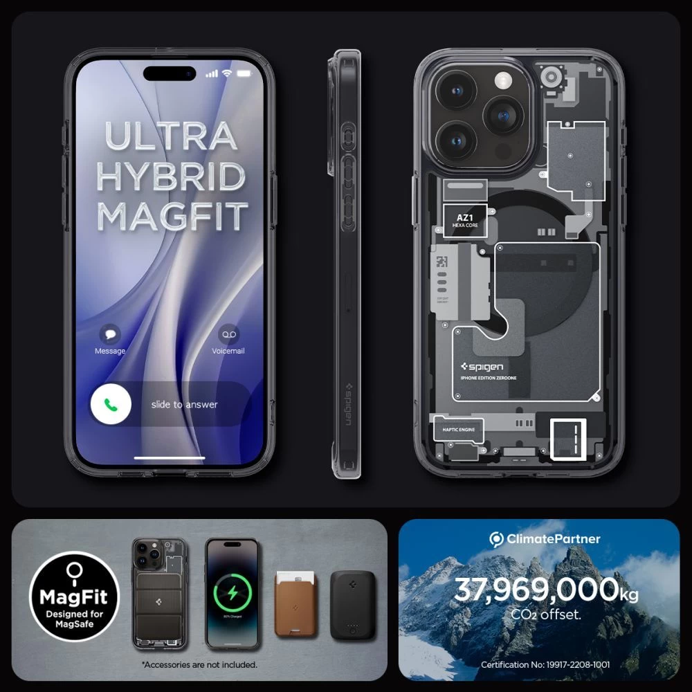 Apple iPhone 15 Pro skal  SPIGEN ULTRA HYBRID MAG MAGSAFE