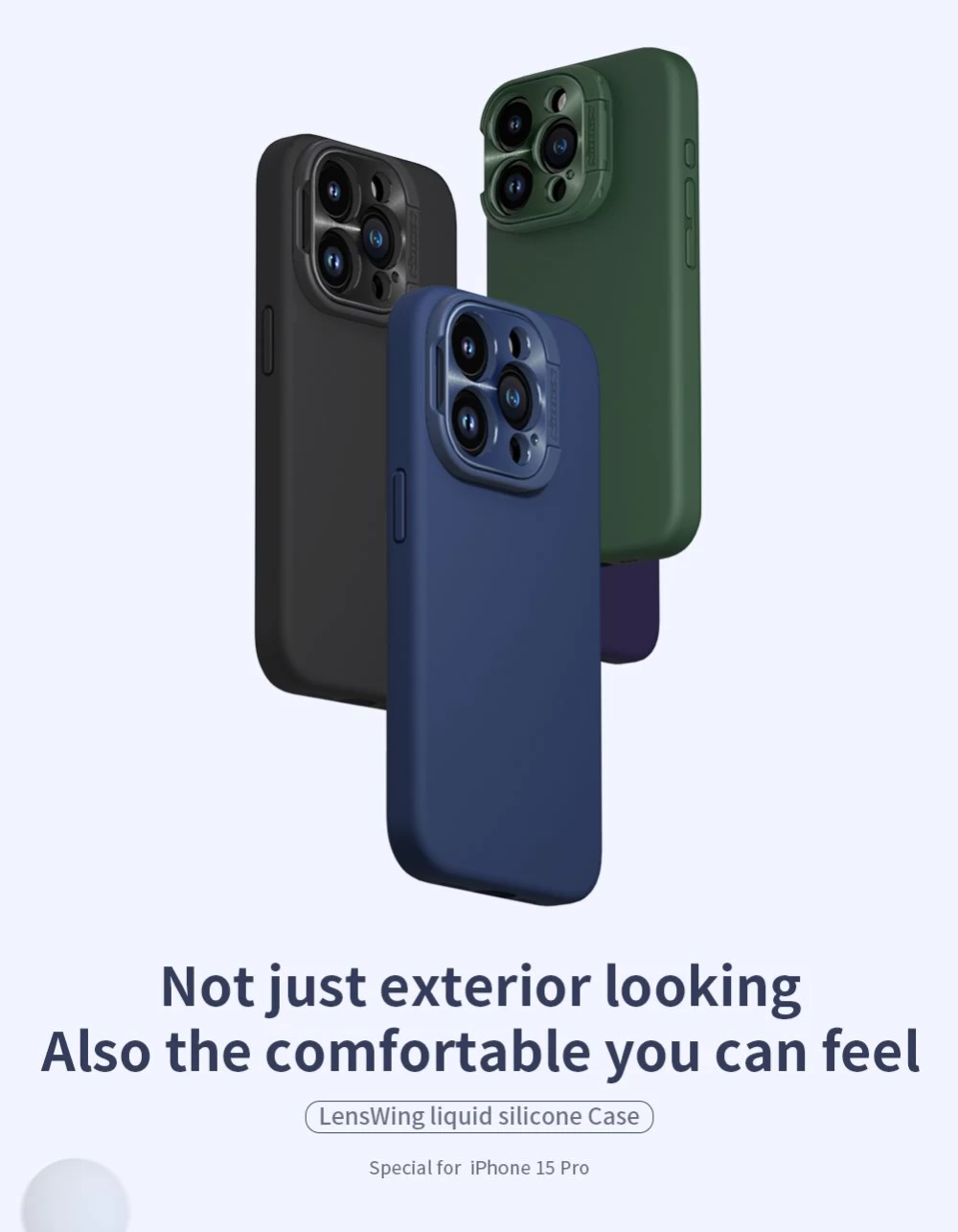 Apple iPhone 15 Pro чехол  NILLKIN LENSWING MAGNETIC