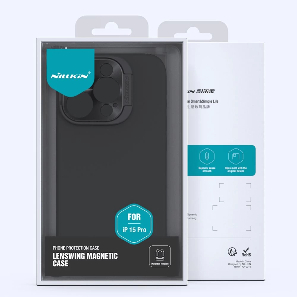 Apple iPhone 15 Pro чехол  NILLKIN LENSWING MAGNETIC