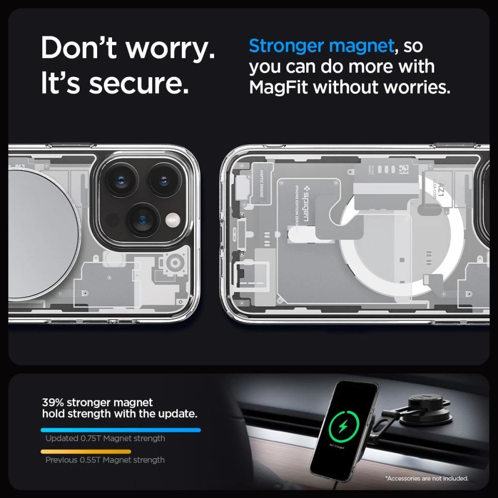 Apple iPhone 15 Pro skal  SPIGEN ULTRA HYBRID MAG MAGSAFE
