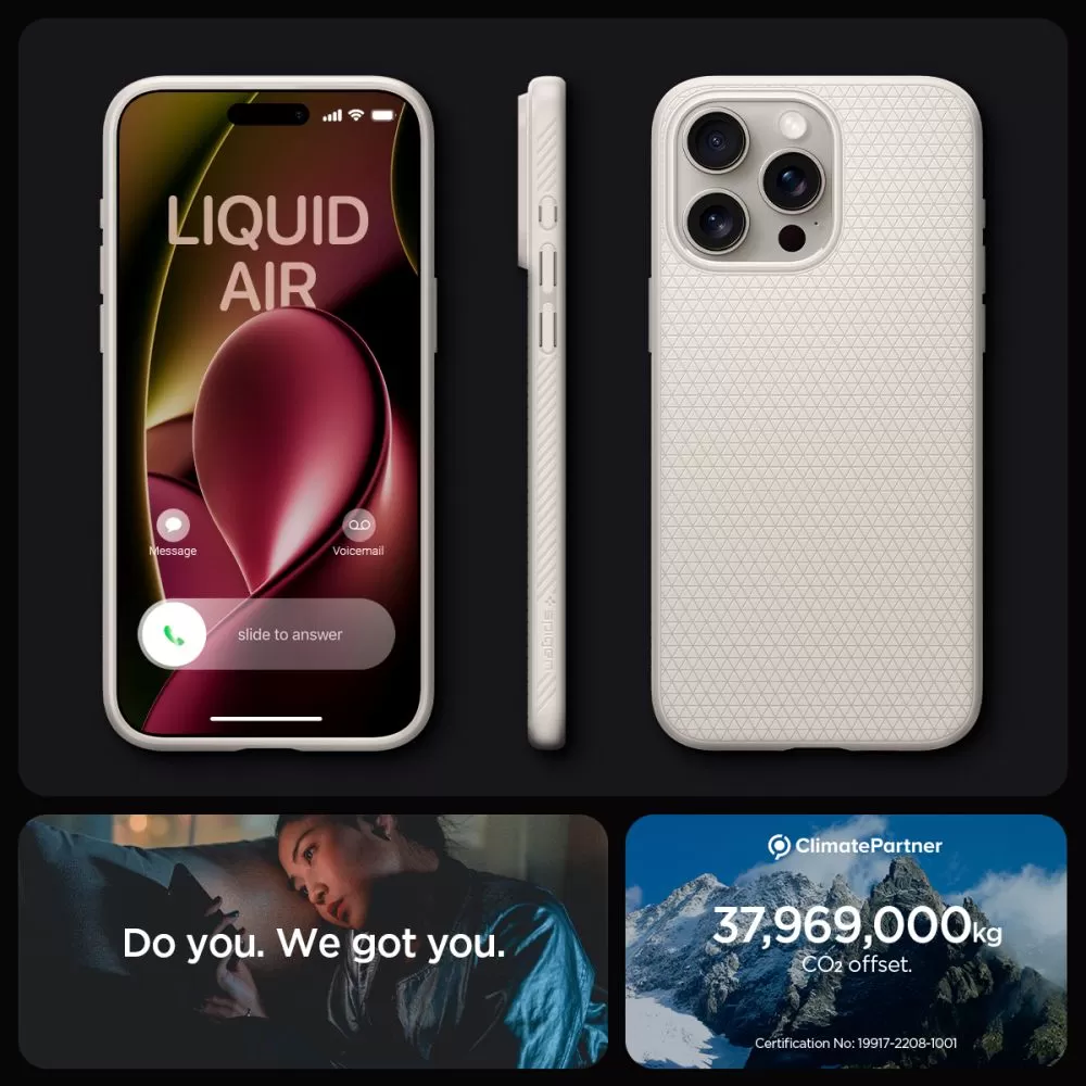Apple iPhone 15 Pro чехол  SPIGEN LIQUID AIR