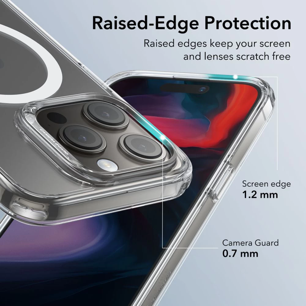 Apple iPhone 15 Pro skal transparent ESR CLASSIC HYBRID HALOLOCK MAGSAFE