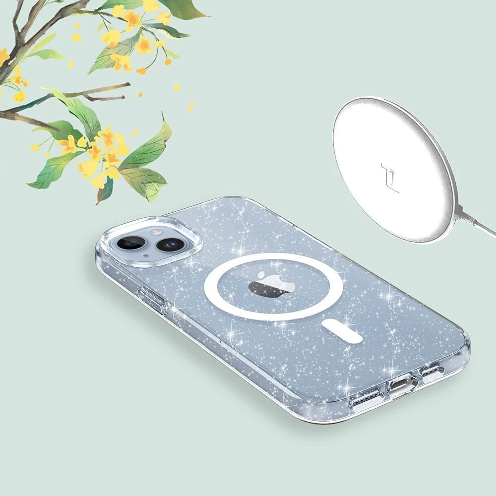 Apple iPhone 15 Pro vāciņš caurspīdīgs TECH-PROTECT FLEXAIR HYBRID MAGSAFE