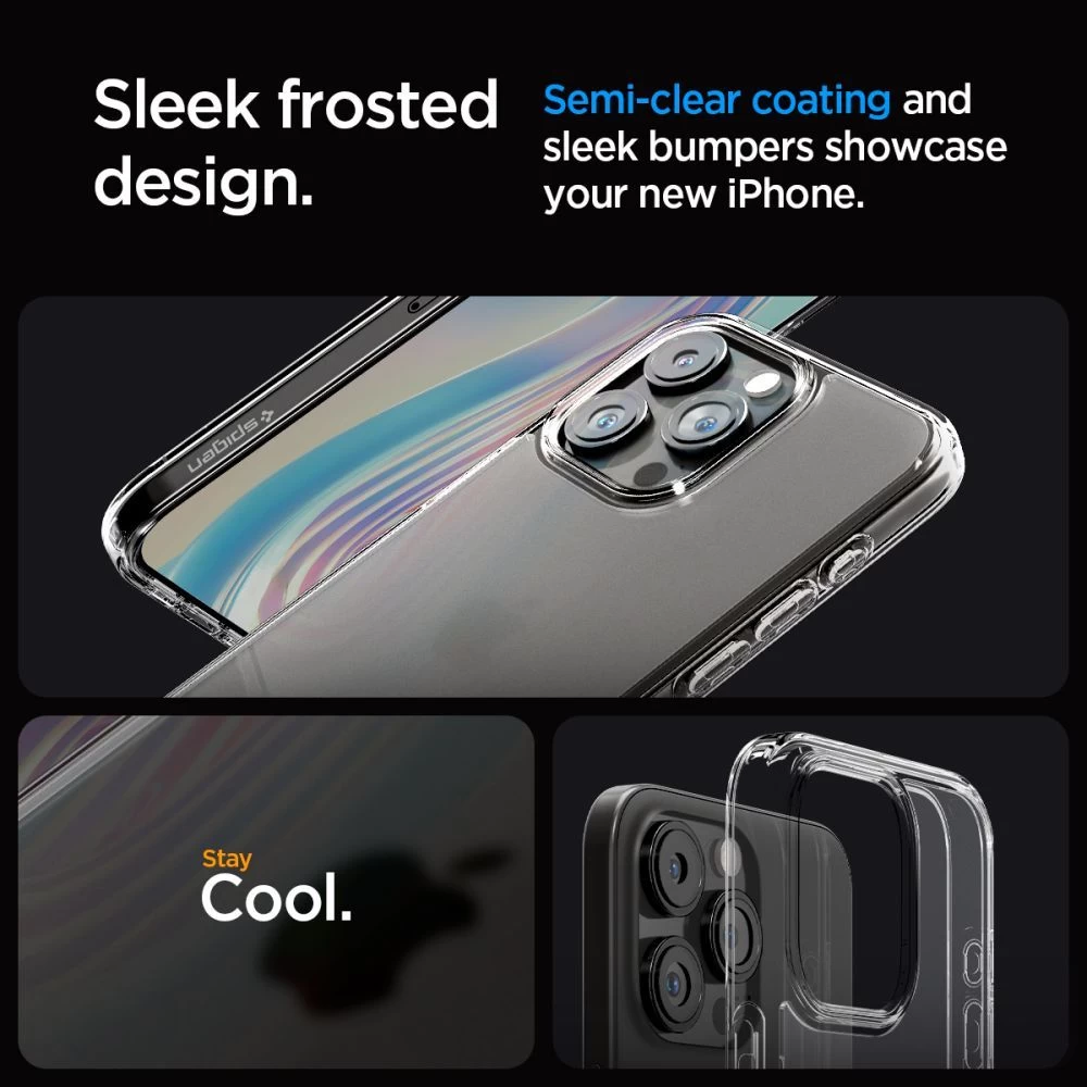 Apple iPhone 15 Pro vāciņš caurspīdīgs SPIGEN ULTRA HYBRID
