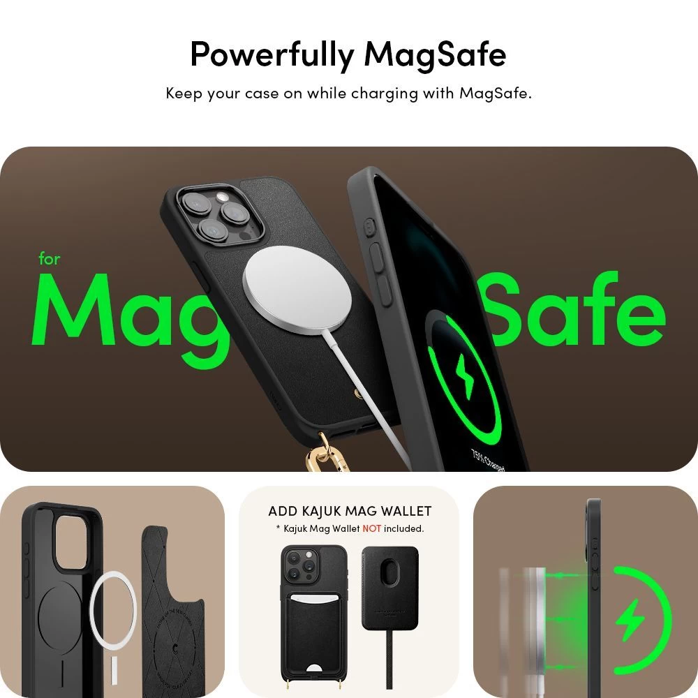 Apple iPhone 15 Pro vāciņš melns SPIGEN CYRILL CLASSIC CHARM MAG MAGSAFE