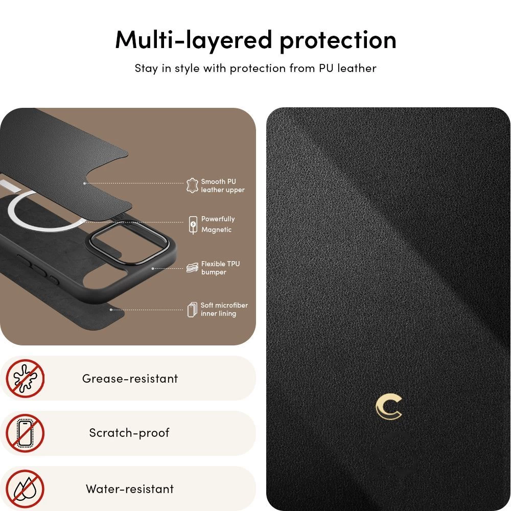 Apple iPhone 15 Pro vāciņš melns SPIGEN CYRILL CLASSIC CHARM MAG MAGSAFE