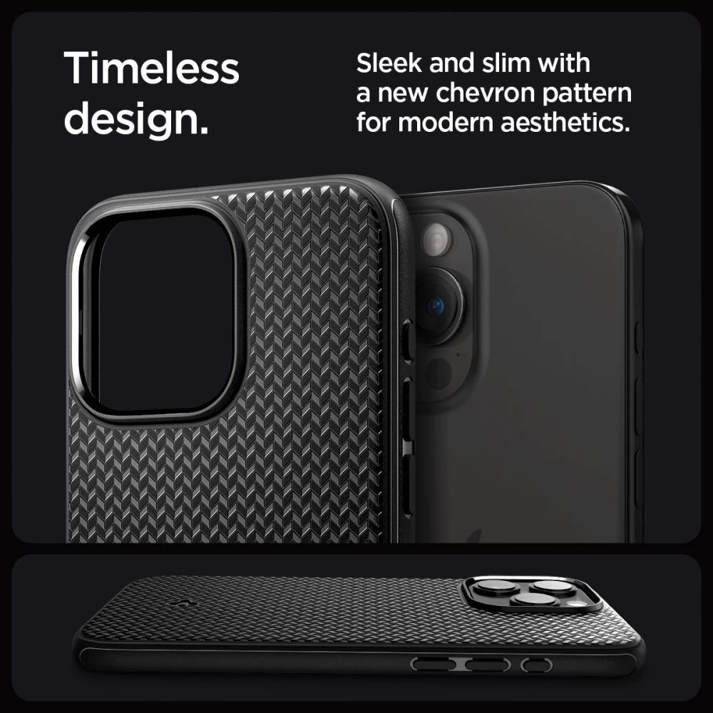 Apple iPhone 15 Pro skal svart SPIGEN MAG ARMOR MAGSAFE