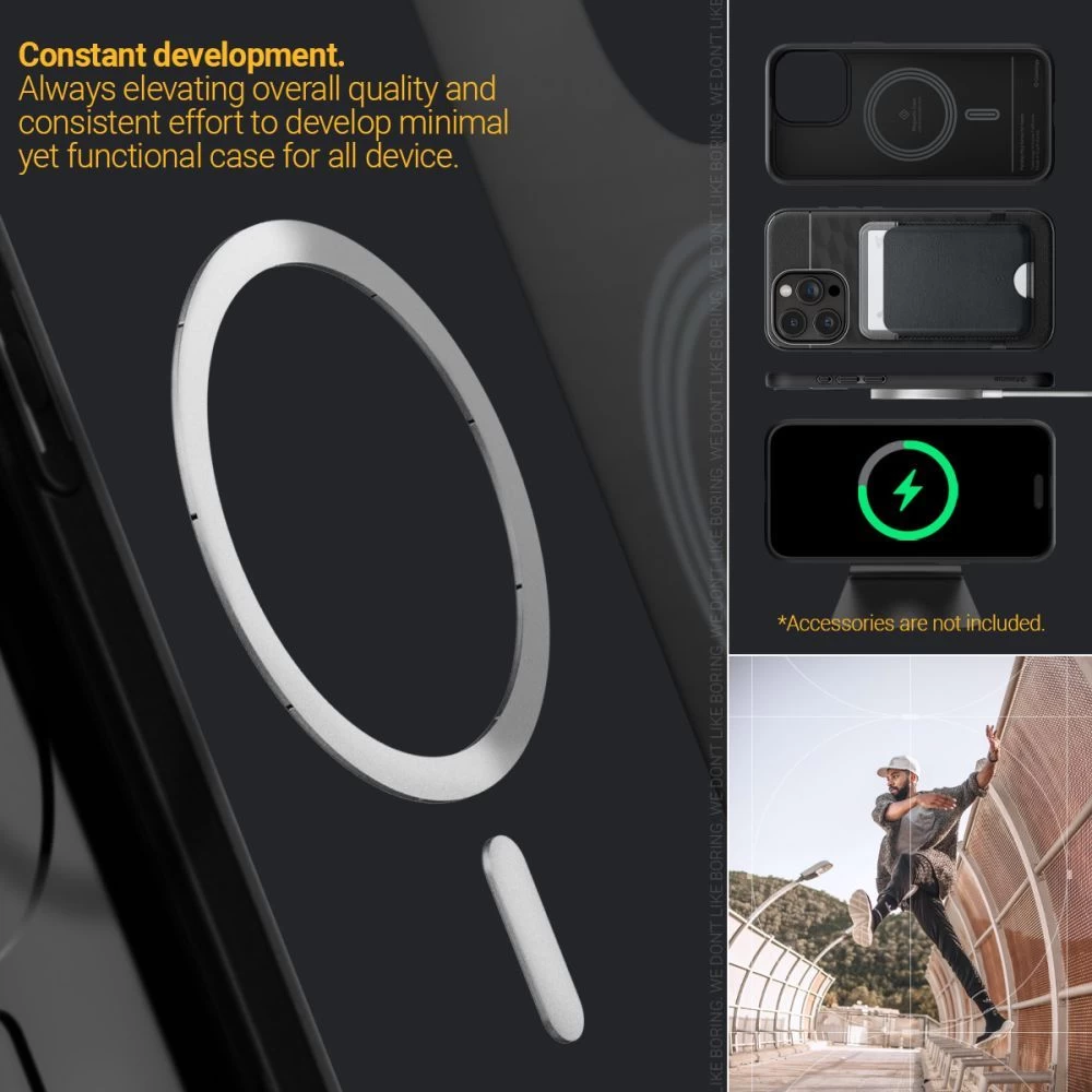 Apple iPhone 15 Pro чехол черный CASEOLOGY PARALLAX MAG MAGSAFE