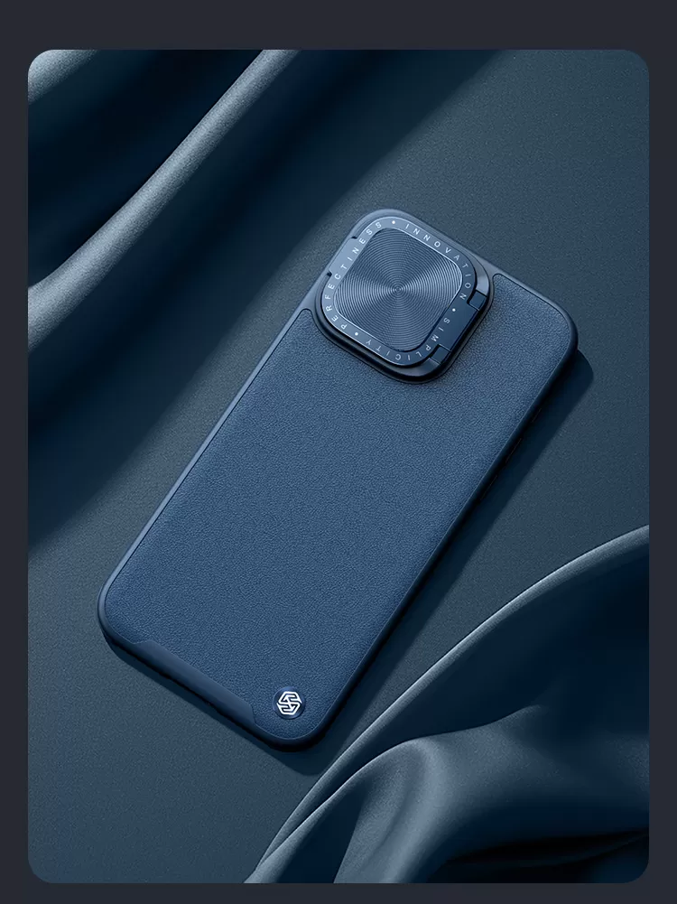 Apple iPhone 15 Pro suojakuori vihreä NILLKIN CAMSHIELD PROP LEATHER