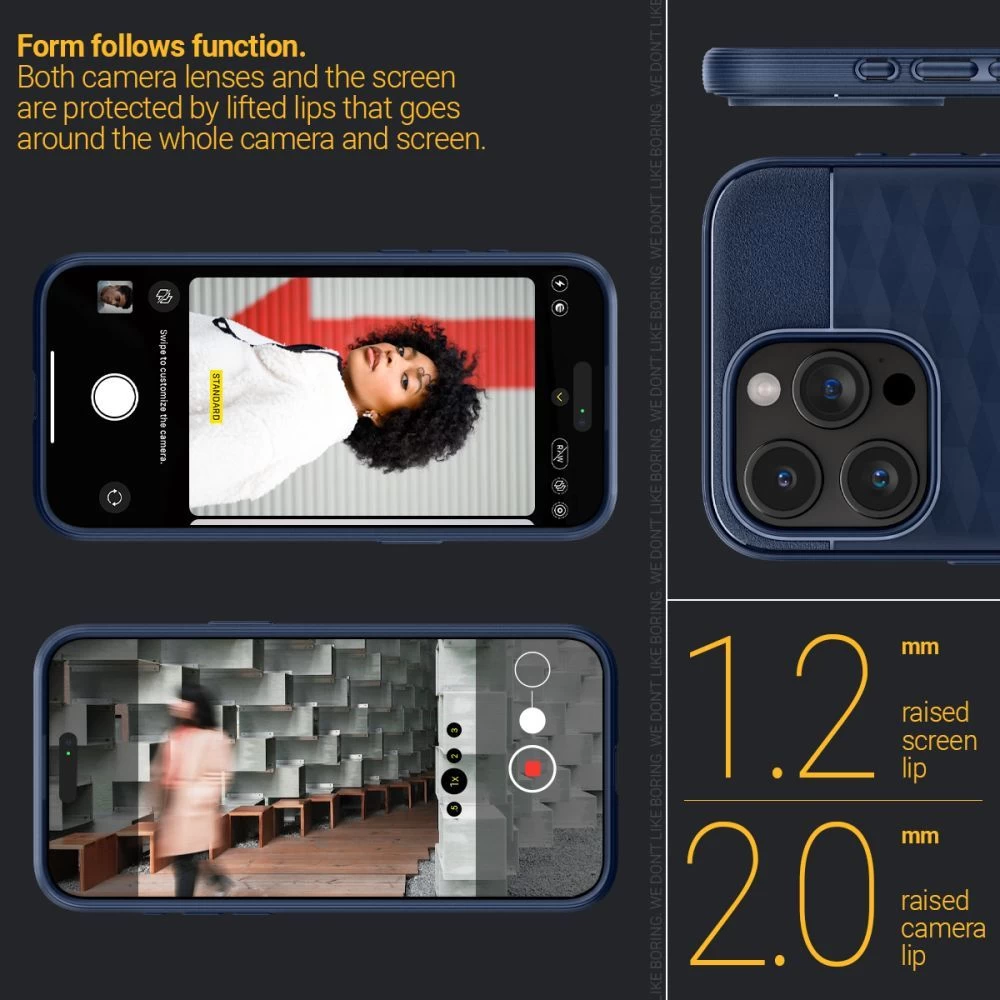 Apple iPhone 15 Pro vāciņš zils CASEOLOGY PARALLAX MAG MAGSAFE