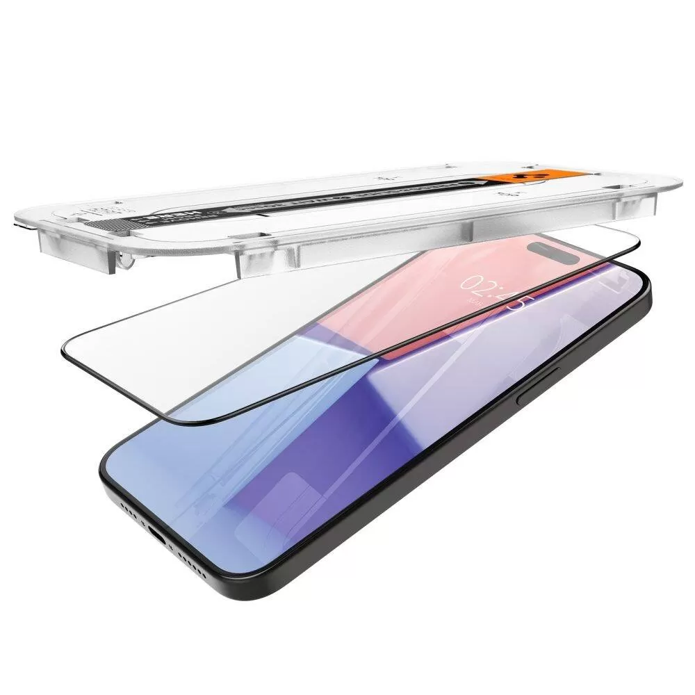 Apple iPhone 15 Pro aizsargstikls  SPIGEN GLAS.TR ”EZ FIT” FC 2-PACK