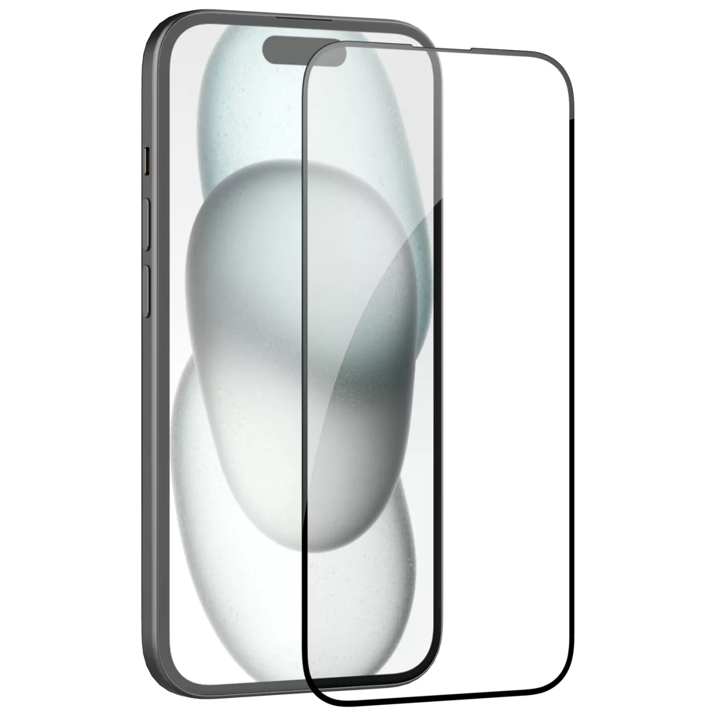 Apple iPhone 15 Pro aizsargstikls melns NILLKIN EZ SET (3PCS)