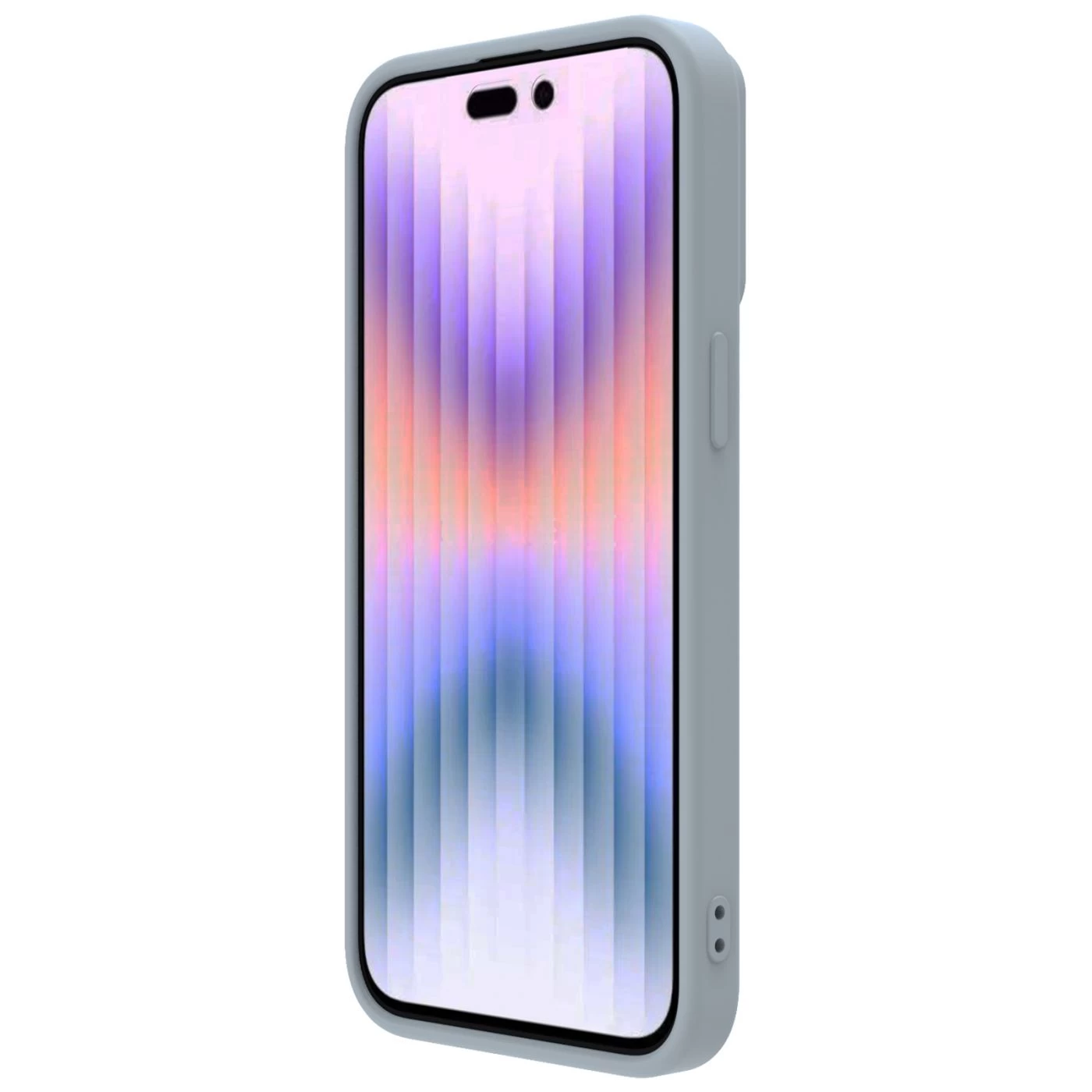 Apple iPhone 15 Pro suojakuori harmaa NILLKIN CAMSHIELD SILKY SILICON