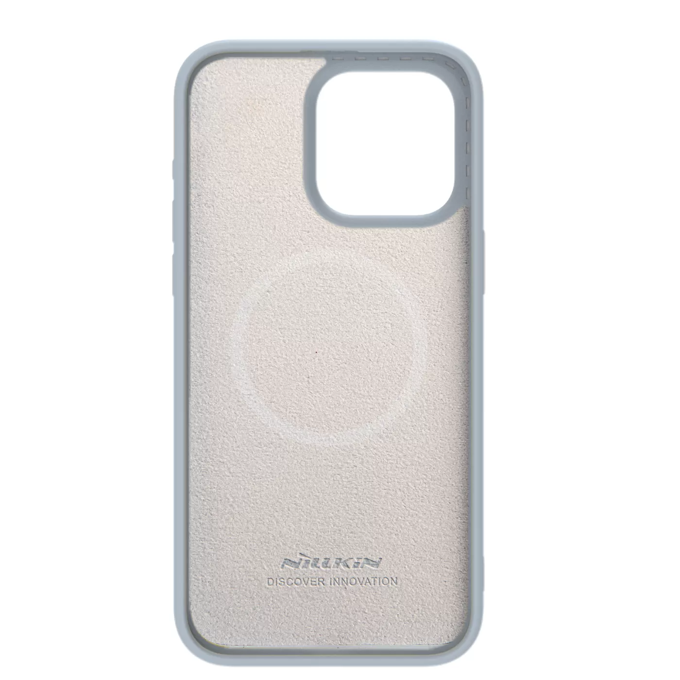 Apple iPhone 15 Pro чехол серый NILLKIN CAMSHIELD SILKY MAGNETIC SILICON