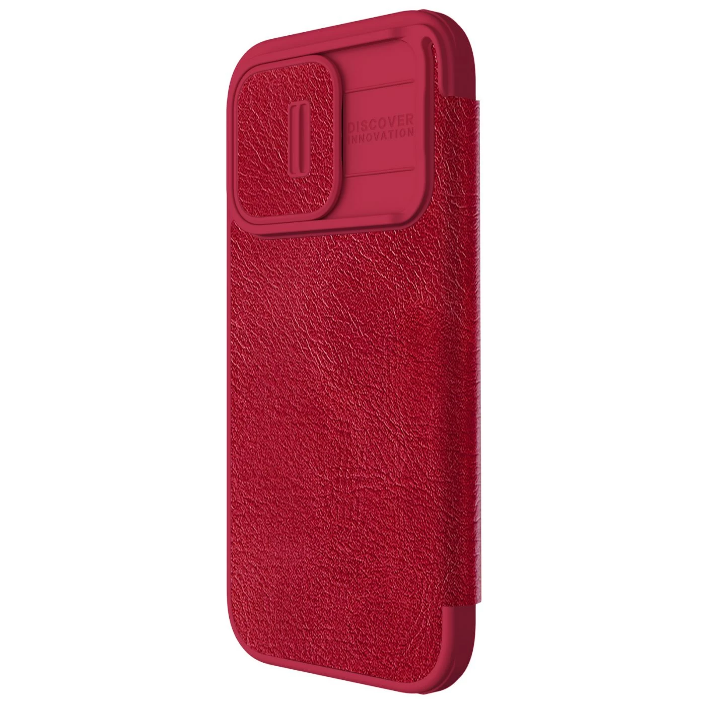 Apple iPhone 15 Pro fodral röd NILLKIN QIN PRO LEATHER