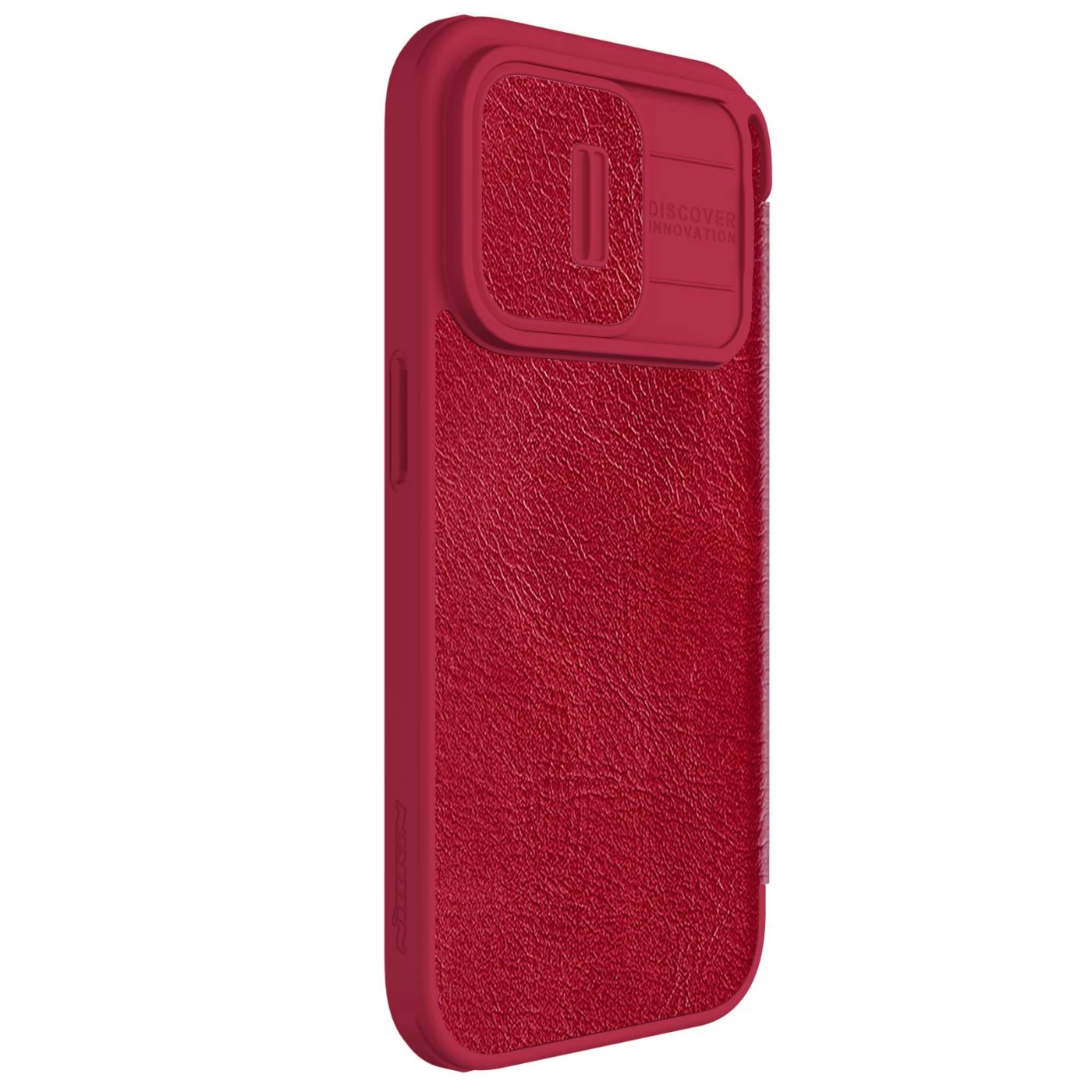 Apple iPhone 15 Pro fodral röd NILLKIN QIN PRO LEATHER