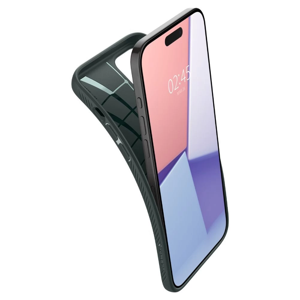 Apple iPhone 15 Pro чехол зеленый SPIGEN LIQUID AIR