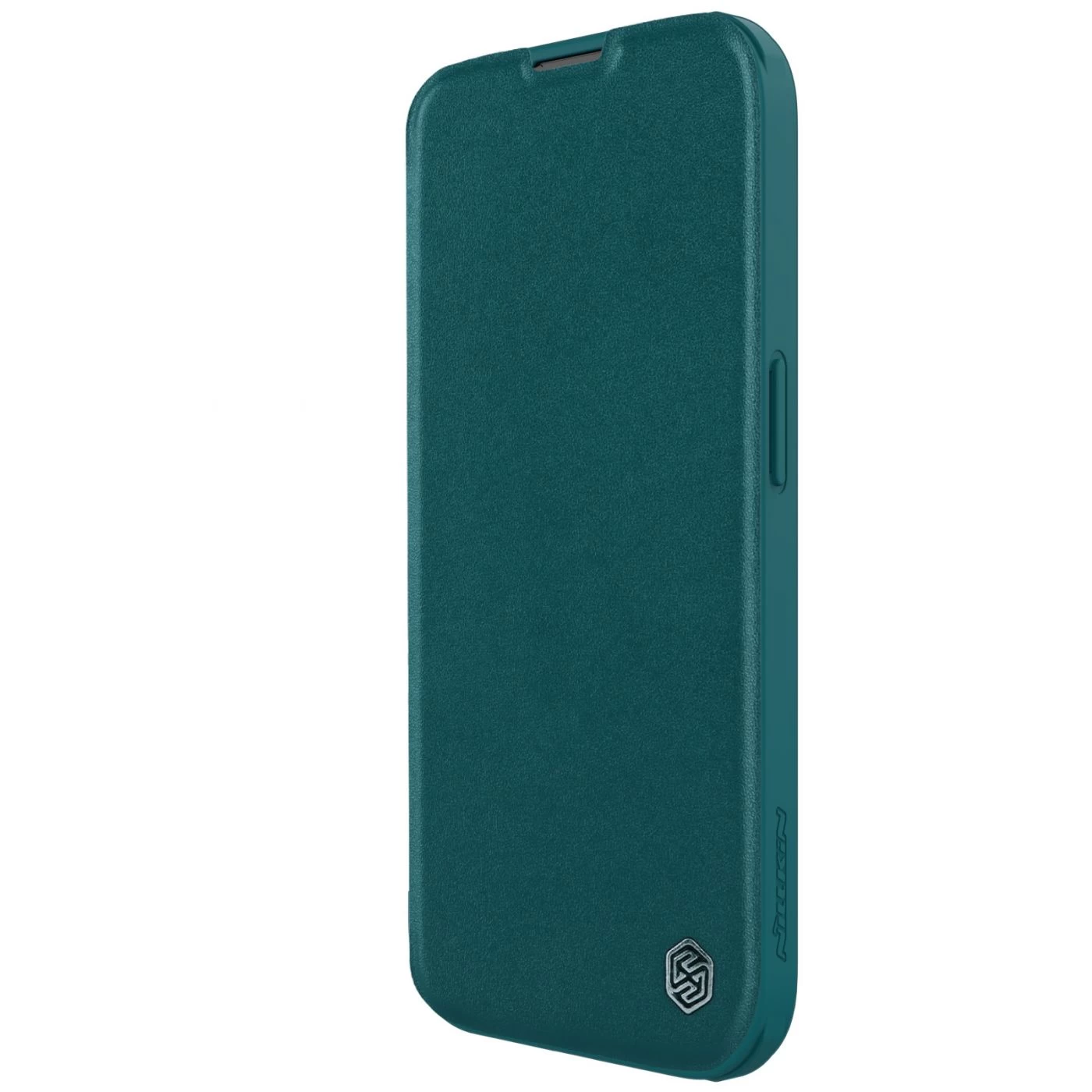 Apple iPhone 15 Pro fodral grön NILLKIN QIN PRO LEATHER (PLAIN VERSION)