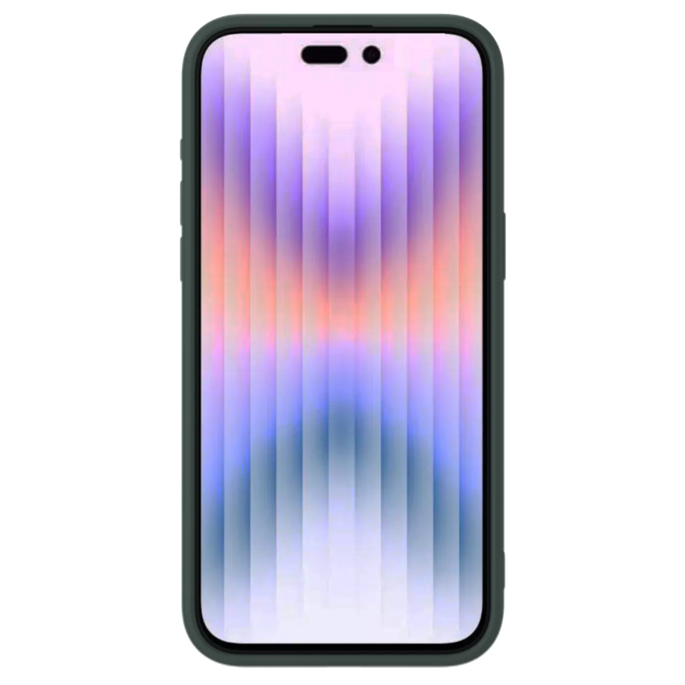 Apple iPhone 15 Pro skal grön NILLKIN CAMSHIELD SILKY MAGNETIC SILICON