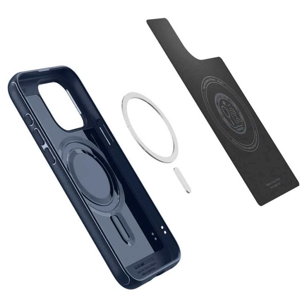 Apple iPhone 15 Pro чехол синий SPIGEN MAG ARMOR MAGSAFE