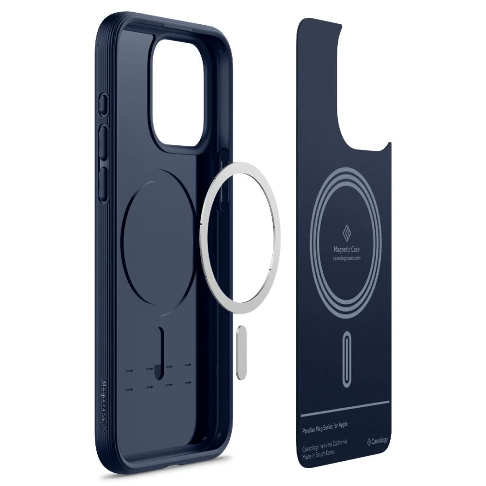 Apple iPhone 15 Pro vāciņš zils CASEOLOGY PARALLAX MAG MAGSAFE