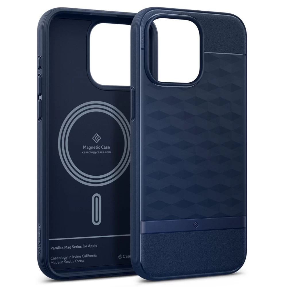Apple iPhone 15 Pro vāciņš zils CASEOLOGY PARALLAX MAG MAGSAFE
