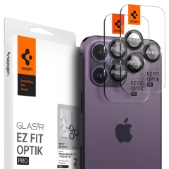 iPhone iPhone 15 Pro aizsargstikls SPIGEN OPTIK.TR EZ FIT CAMERA PROTECTOR Apple iPhone 15 Pro (2-pack)