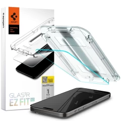 iPhone iPhone 15 Pro aizsargstikls SPIGEN GLAS.TR ”EZ FIT” Apple iPhone 15 Pro
