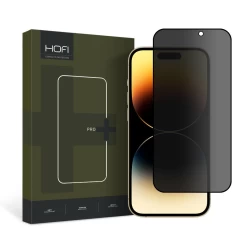 iPhone iPhone 15 Pro aizsargstikls HOFI ANTI SPY GLASS PRO+ Apple iPhone 15 Pro PRIVACY