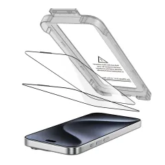 Apple iPhone 15 Pro Tempered glass  TECH-PROTECT QUICK SET+ 2-PACK