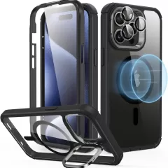 iPhone iPhone 15 Pro vāciņš ESR ARMOR TOUGH KICKSTAND HALOLOCK MAGSAFE Apple iPhone 15 Pro