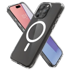 Apple iPhone 15 Pro vāciņš caurspīdīgs SPIGEN ULTRA HYBRID MAG MAGSAFE