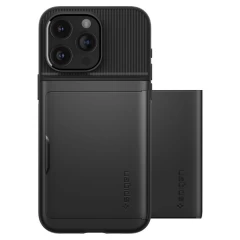 Apple iPhone 15 Pro чехол черный SPIGEN SLIM ARMOR CS