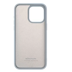 Apple iPhone 15 Pro suojakuori harmaa NILLKIN CAMSHIELD SILKY SILICON