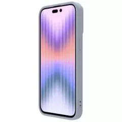 Apple iPhone 15 Pro чехол серый NILLKIN CAMSHIELD SILKY MAGNETIC SILICON